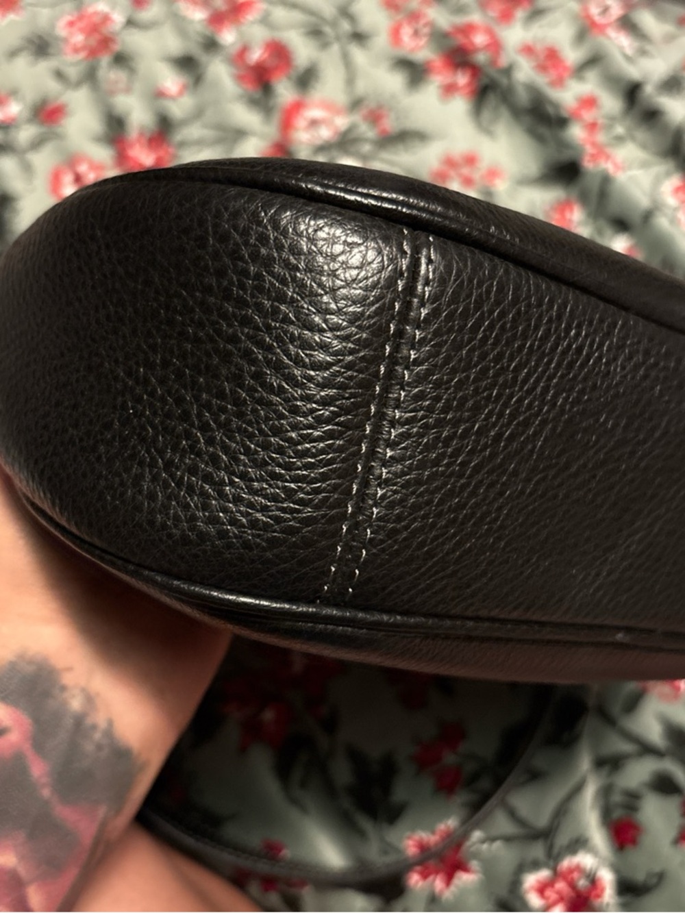 Coach Black Pebbled Leather Mini Hobo Shoulder Bag - Picture 8 of 10
